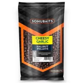   Sonubaits Cheesy Garlic Halibut Pellets - 8mm (S0920003) feed pellet
