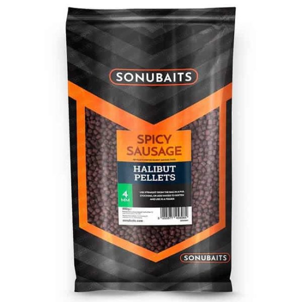 Sonubaits Spicy Sausage Halibut Pellets - 4mm (S0920004)