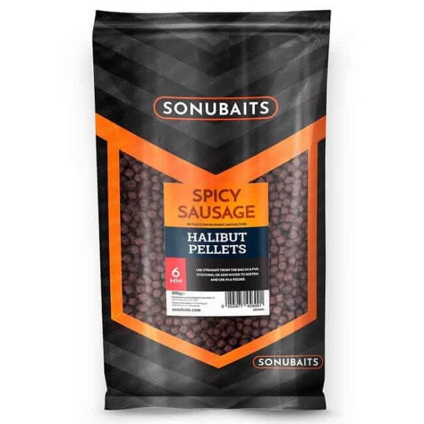 Sonubaits Spicy Sausage Halibut Pellets - 6mm (S0920005)