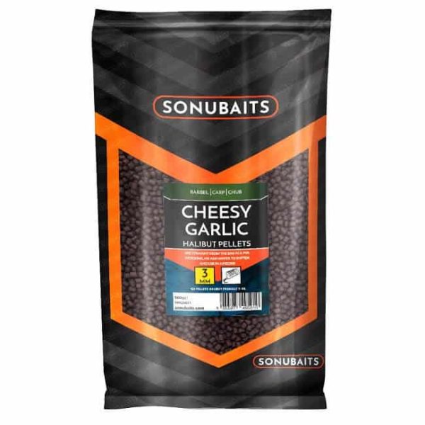 Sonubaits Cheesy Garlic Halibut Pellets - 3mm (S0920021)