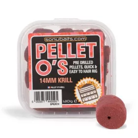   Sonubaits Pellet Os 14mm - Krill (S0960002) drilled hook pellet