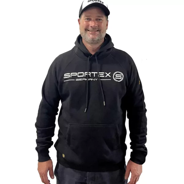 Sportex Hoodie Black Hooded Sweatshirt 2XL