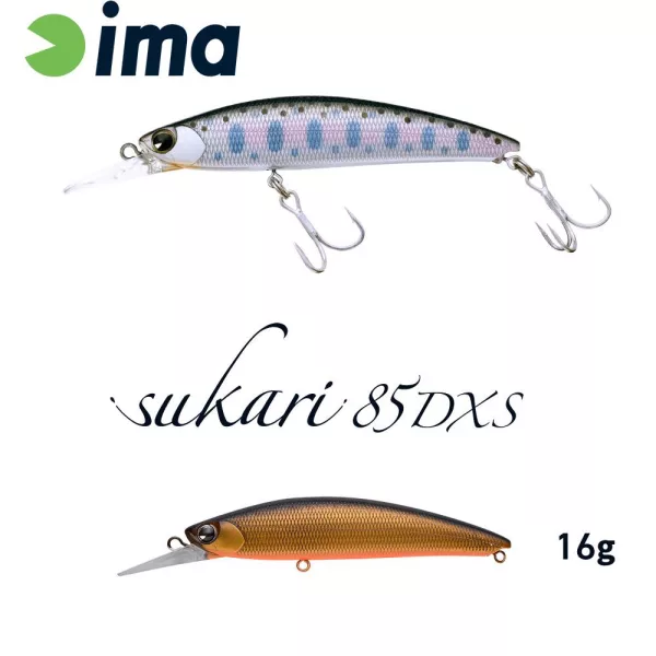 Ima Sukari 85DXS 8.3cm 16gr 004 Red Gold Wobbler
