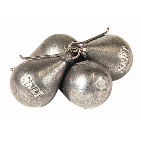 Sakura - SINKER CLIP PEAR - 18G X 4 - Sinkers - Spinning sinker - Lure weight