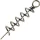 Sakura Soft Lure Screw 43mm 5pcs Lure Fastener