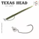 Sakura - TEXAS HEAD 10G / Hook 2/0 X 3 - JIG head