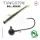 Sakura - TUNGSTEN BALL JIGHEAD 3/16 - 5.3G / Hook #2/0 x 2pcs (Black Color) - JIG head