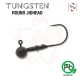 Sakura - TUNGSTEN ROUND JIGHEAD 1/8 - 3,5G / Hook #2/0 x 3pcs (Natural Color) - JIG head