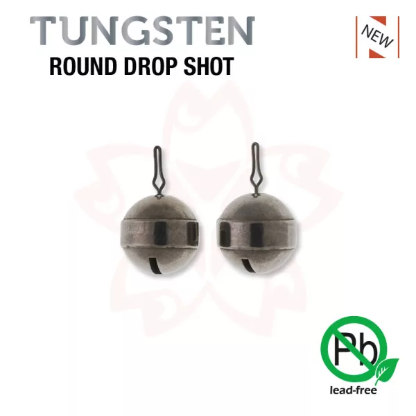 Sakura TUNGSTEN ROUND DROP SHOT spinning lead