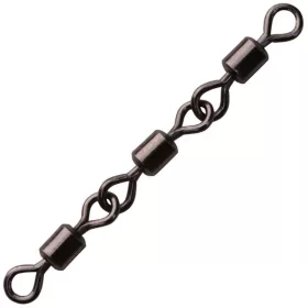 Sakura 3 Joint Rolling Swivel Black 8 Triple Swivel 5pcs