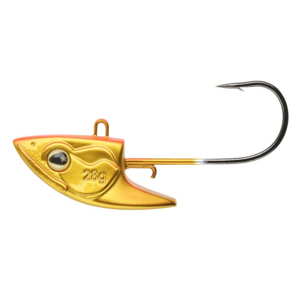 Sakura Utter Head Golden Orange 24.0gr 4/0 Jig Head 2pcs