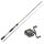 Sakura Almara ALMC 662 MH 1,98m 7-28gr Spinning Rod + Alendo 2000 Casting Reel with Braided Line Fishing Set