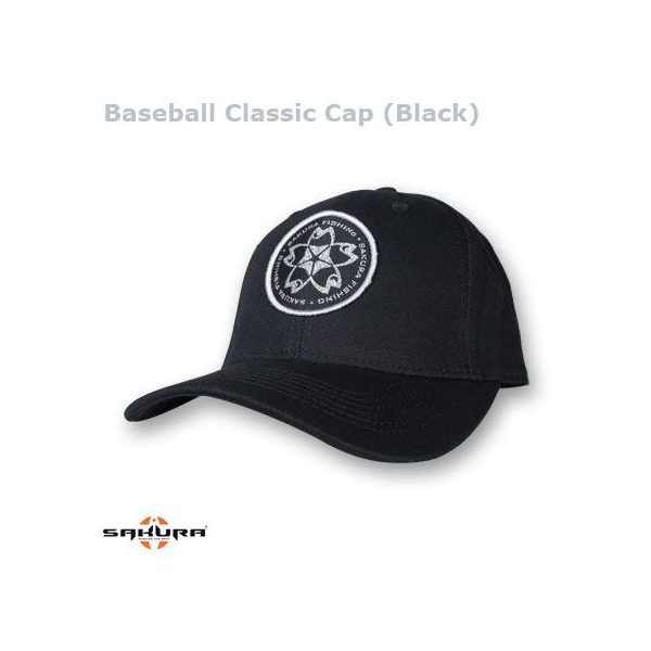 Sakura Cap Classic Black Baseball Cap