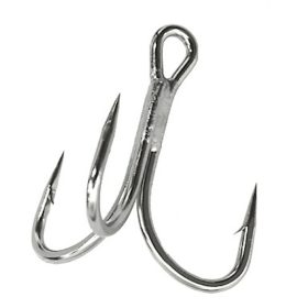   Sakura - HOOK treble 693 5X TI #3/0 - 5pcs - Treble hook - Barbed hook, Treble hook