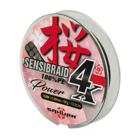   Sakura Sensibraid 4 braided line - CHART 150 M - 0.12 mm / 8Kg / 17.6Lbs