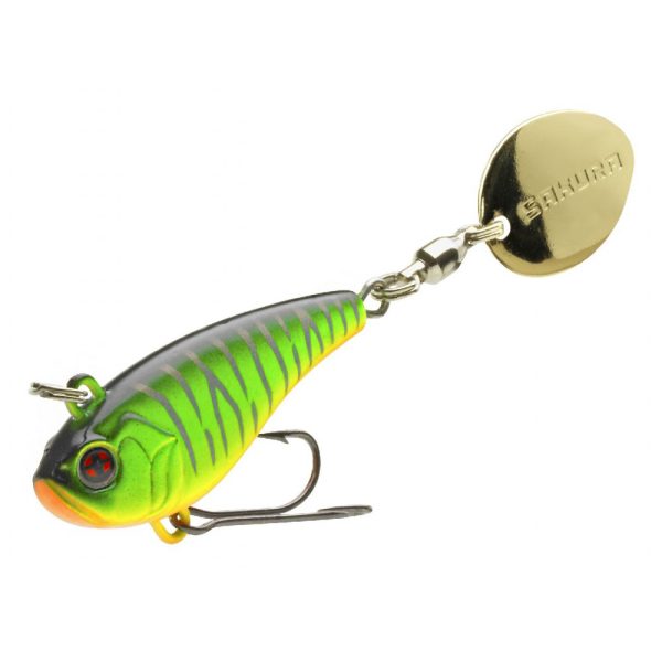 Sakura Tailspin 14 Shad Tiger) tailspin lure / tail spinner 33mm - 14gr