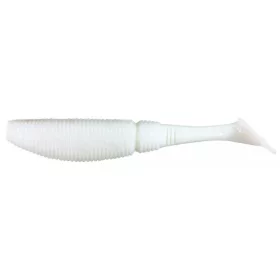   Sakura - SLIT SHAD EVO 150 - 6 - 150MM - 006 (GLOW WHITE) - Soft bait