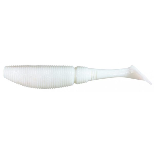 Sakura - SLIT SHAD EVO 175 - 7 - 175MM - 006 (GLOW WHITE) - Rubber artificial lure