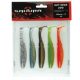Sakura SLIT SHAD EVO 85 Gumihal Color Mix 85mm