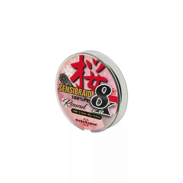 Sakura Sensibraid 8 braided line - MULTICOLOR 300 M - 0.12 mm / 20Lbs