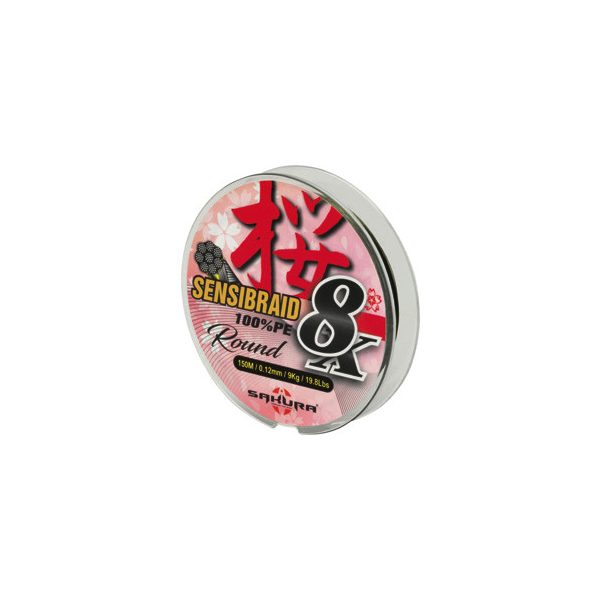 Sakura Sensibraid 8 braided line - MULTICOLOR 300 M - 0.35 mm / 80Lbs