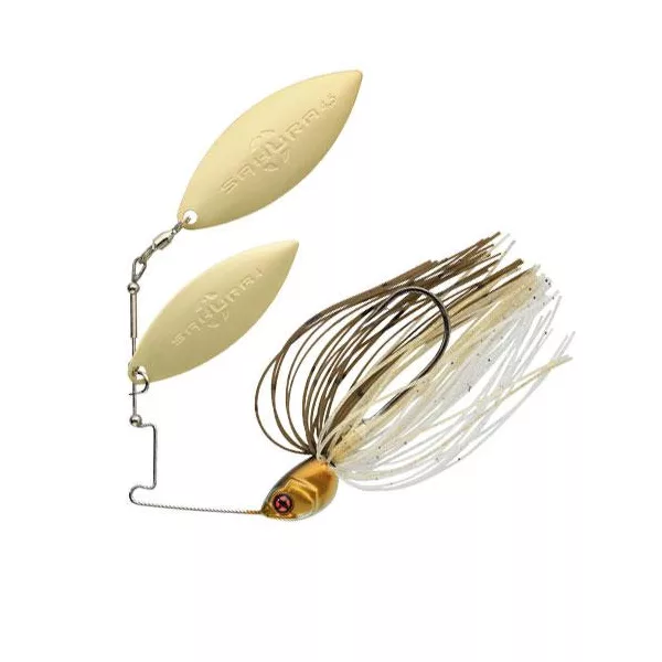 Sakura Cajun DW 21gr JC18 Spinnerbait - Golden Shiny