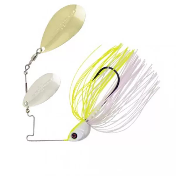 Sakura - CAJUN SPINNERBAIT DI 5/8OZ - 17.7G - JC2 (White & Chart) - Spinnerbait