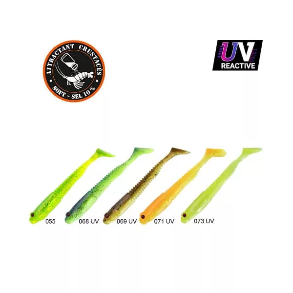 Sakura Gobygo 105 Soft Bait Dark Water Pack 1 105mm - 5pcs