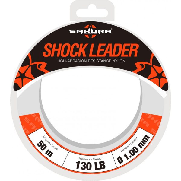 Sakura Shock Leader Clear 0,66mm 50m monofilament leader