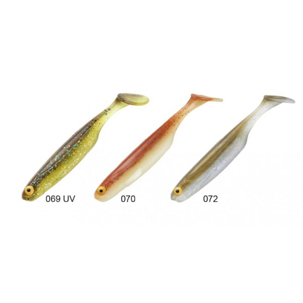 Sakura - SHADURA 80 - 80MM - Clear Water Pack 1 (069 - 070 - 072) - Blister 6 pieces - Rubber bait