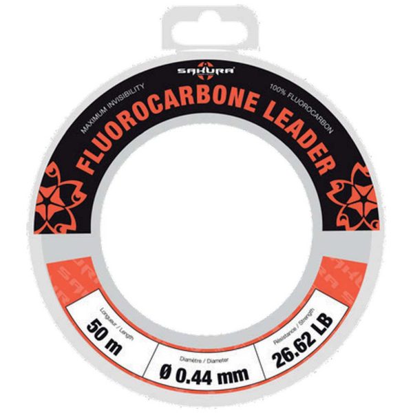 Sakura FLUOROCARBONE LEADER 50M trolling leader