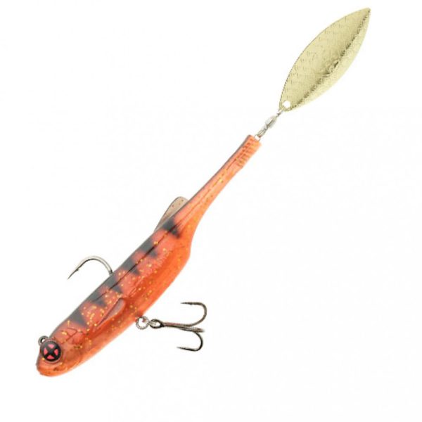 Sakura - SLASH BLADE 100 - 100MM / 21,5G - 097 (Southwest Tiger) - Rubber bait - Swivel tail
