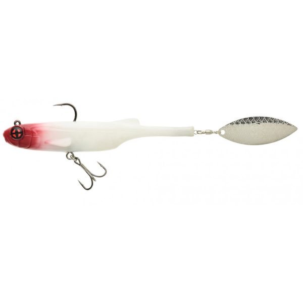 Sakura - SLASH BLADE 125 - 125MM / 38,5G - 008 (Red Head) - Rubber bait - Swivel tail