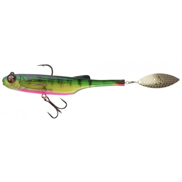 Sakura - SLASH BLADE 125 - 125MM / 38,5G - 085 (Ghost Perch) - Rubber bait - Swivel tail