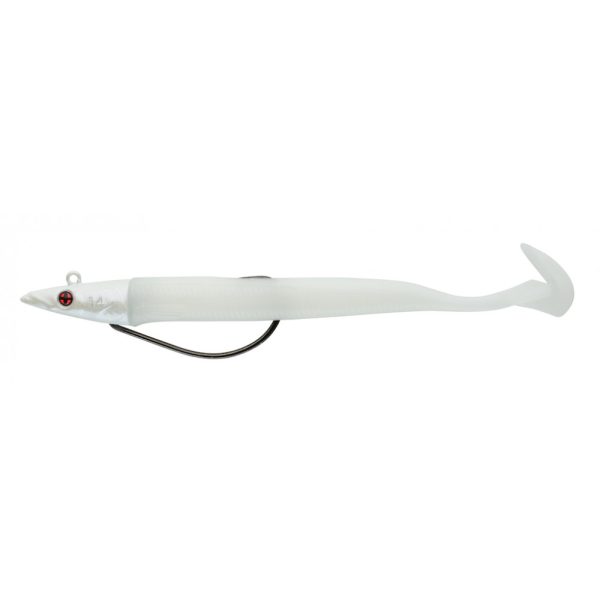 Sakura - SODIUM EEL 110 - 110MM - Jighead 7g - 077 (Pearl White) - Rubber artificial bait