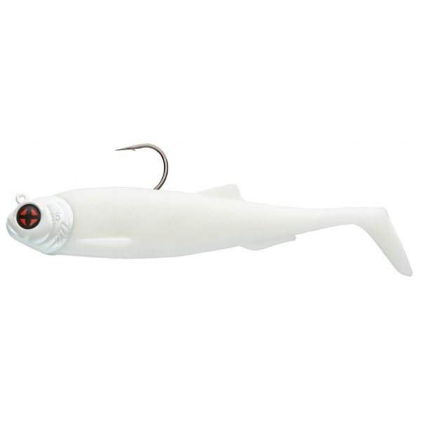 Sakura - SODIUM SHAD 100 - 100MM - Jighead 14g - 077 (Pearl White) - Rubber artificial bait