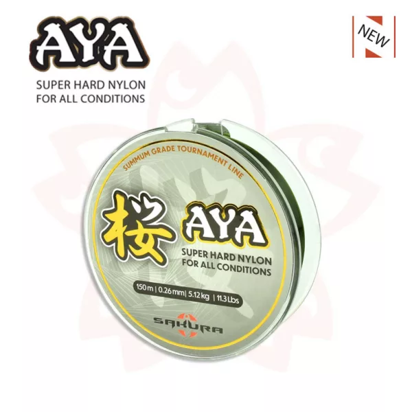 Sakura - AYA - 150 M - 0.26 mm / 5,12 Kg - 11,3 Lb. - Mainline - Monofilament line