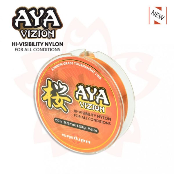 Sakura - AYA VIZION - 150 M - 0.24 mm / 3,48 Kg - 7,7 Lb. - Mainline - Monofilament line