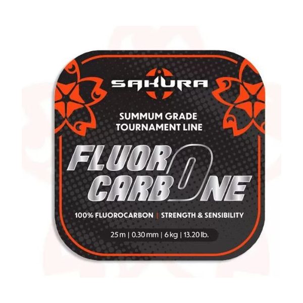 Sakura FLUOROCARBONE 25M trolling leader