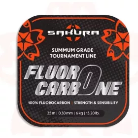 Sakura 0,25mm 25m Fluorocarbon Rig Leader Line
