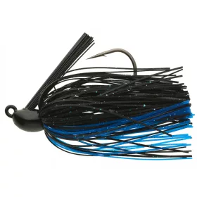  Sakura - TUNGSTEN SWIM JIG 1/2 OZ - 14G #BB (Black Blue) - Skirted JIG head