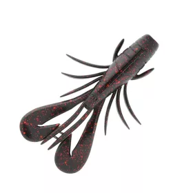   Sakura Zarigani Craw Soft Lure 78mm Plastic Crawfish 112 Black Red Glitter
