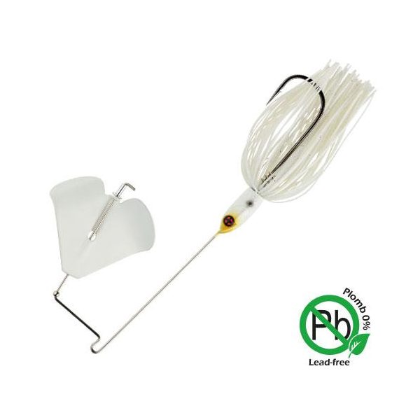 Sakura Cajun Buzzbait 10.5gr JC11 Spinnerbait - Kicker White