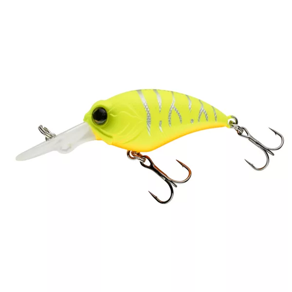 Sakura Micron Crank DR Yellow Chart Tiger 4cm 6.5gr Deep Runner Crankbait