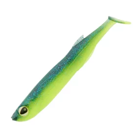   Sakura Xprat Shad 125 Chartreuse Thunder 12.5cm 13.0gr Plastic Lure 4pcs