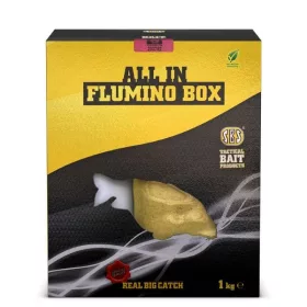 SBS All In Flumino Box Cranberry Bait Set 1kg+500ml