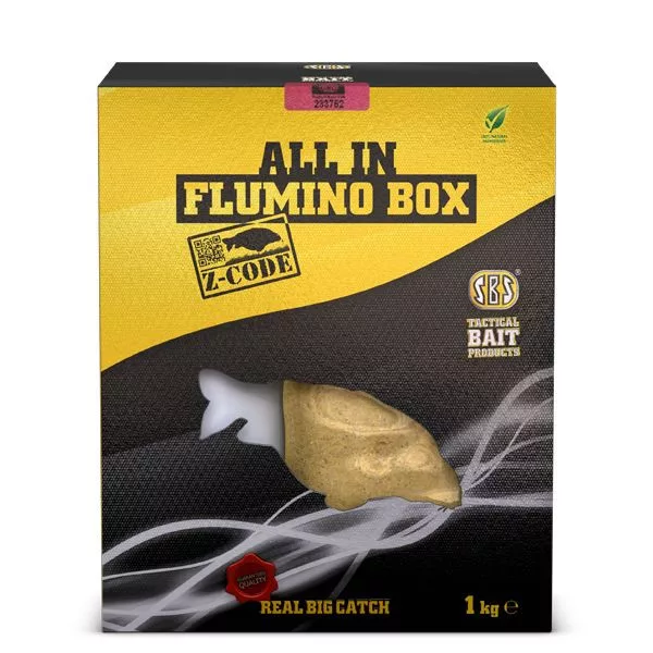 SBS All In Flumino Box Z-Code Pineapple Bait Set 1kg+500ml