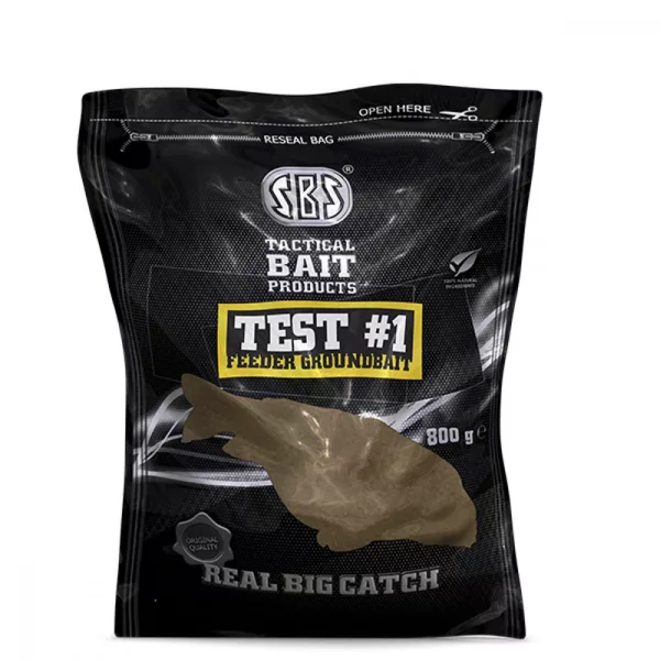 SBS Test#1 Feeder Groundbait Fishing Bait 800gr