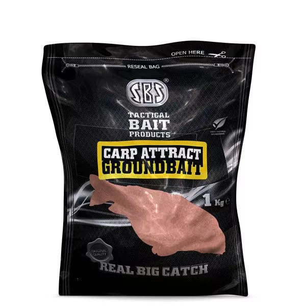 SBS Carp Attract Groundbait Strawberry Jam Groundbait 1kg