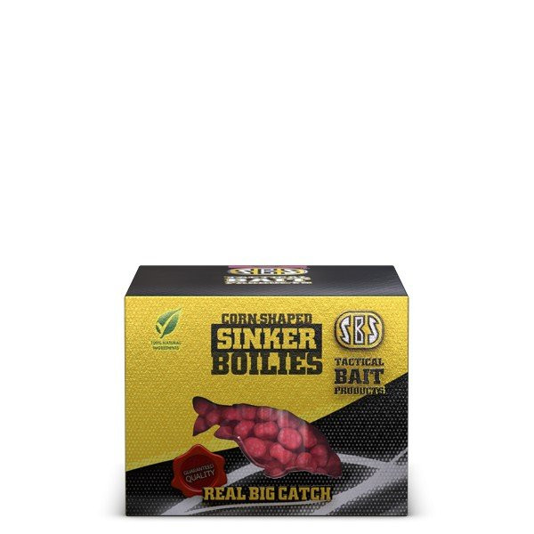 Corn Shaped Sinker Boilies Lemone & Orange 60G/8-10Mm